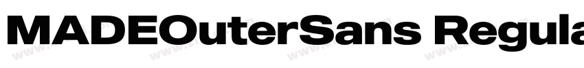 MADEOuterSans Regula字体转换 MADEOuterSans Regula字体转换